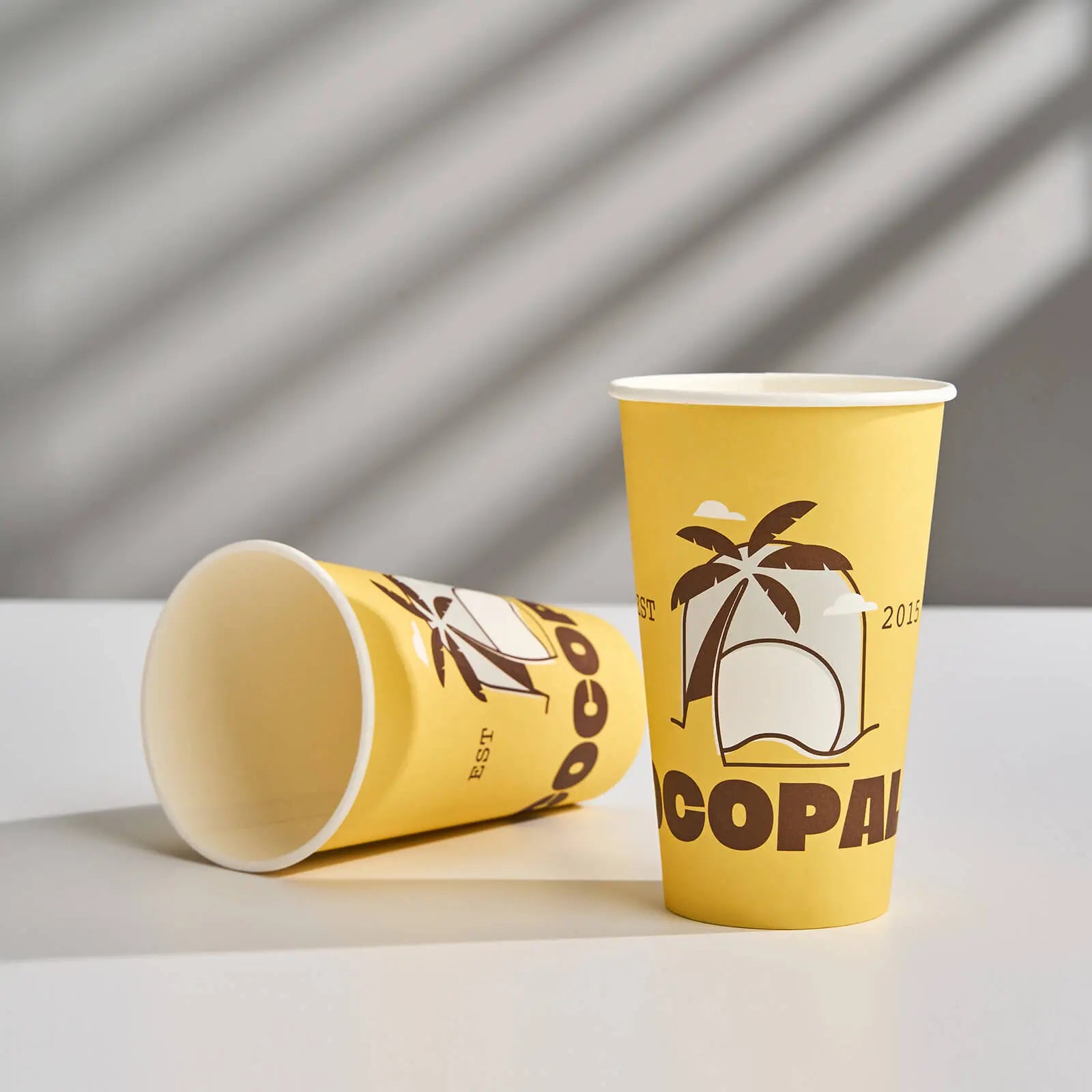 16 oz Custom Compostable Paper Cups-SPU RacetopPrint