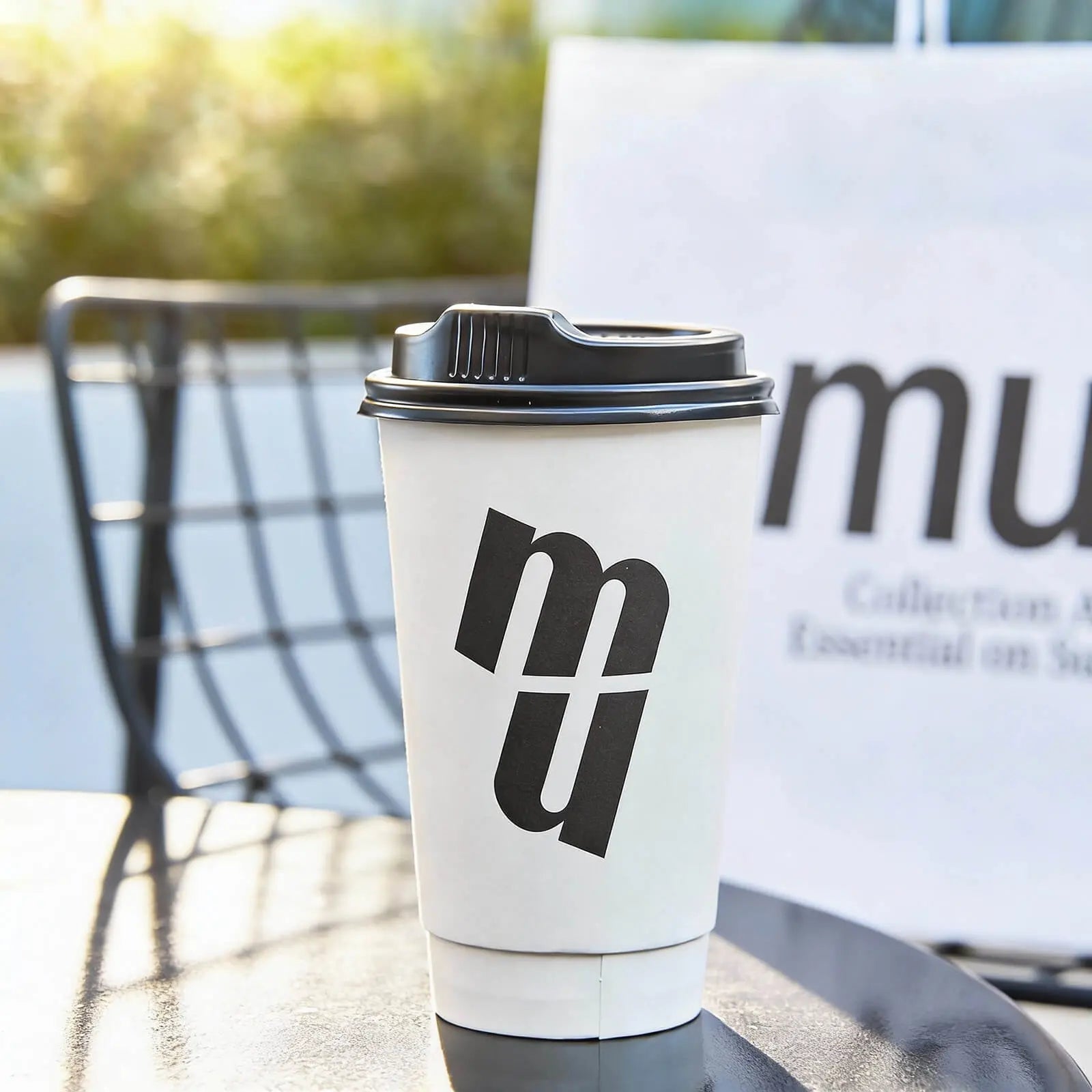 16 oz Custom Compostable Double Wall Paper Cups-SPU RacetopPrint