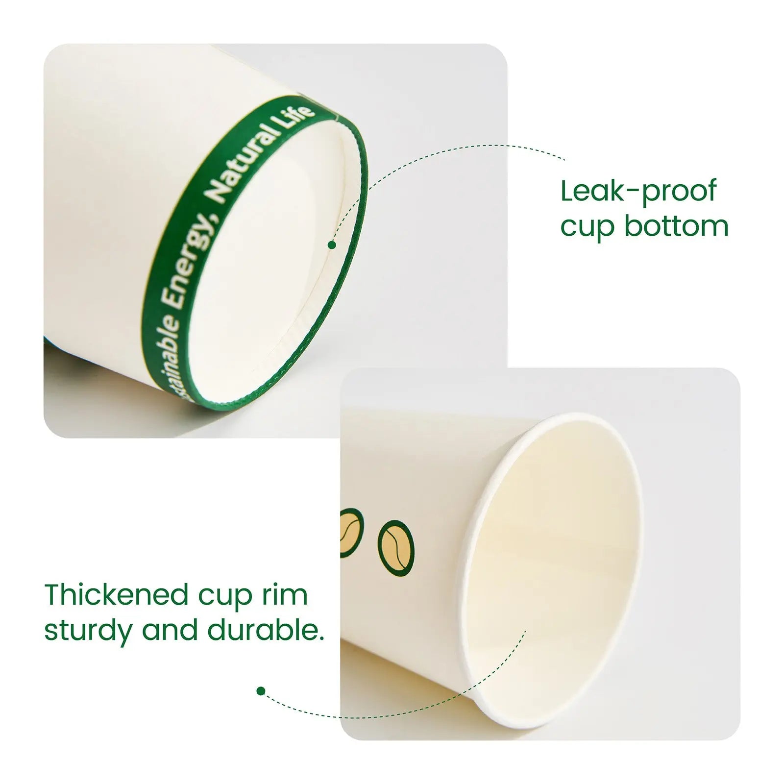 16 oz Custom Compostable Paper Cups-SPU RacetopPrint