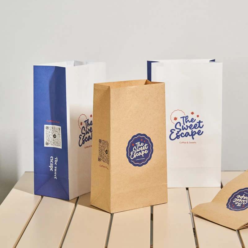 Custom Paper Lunch Bags RacetopPrint