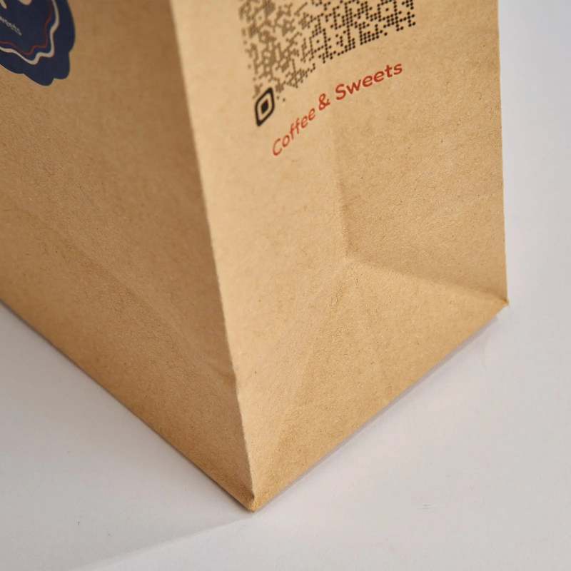 Custom 4-Side Printing Shopping Bags---Leaf & Grain RacetopPrint