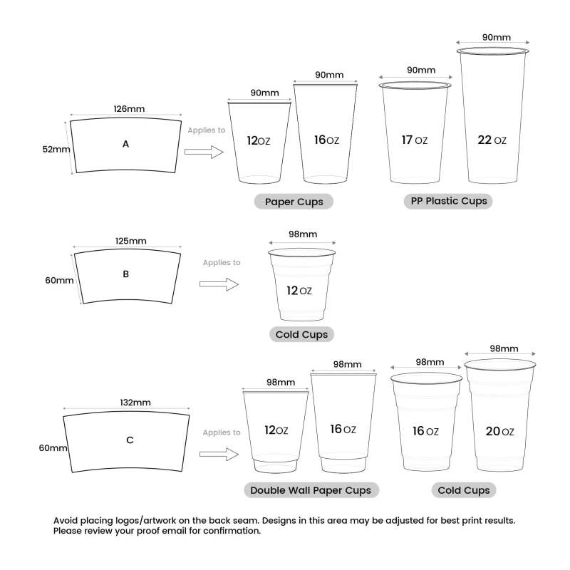 Custom Coffee Cup Sleeves-SPU RacetopPrint