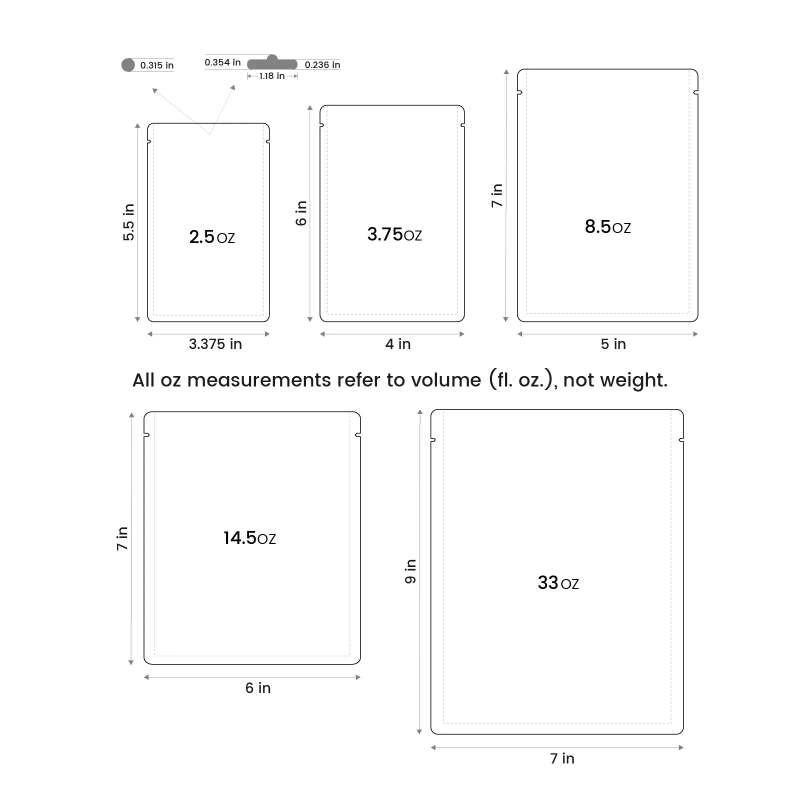 Custom Flat Pouches-SPU RacetopPrint
