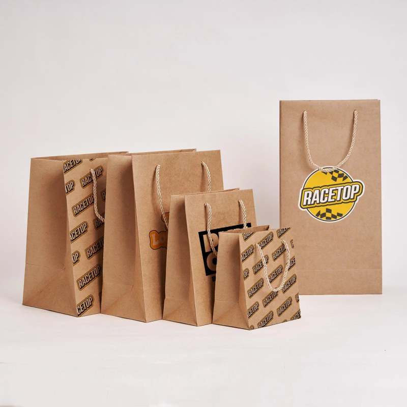 Custom Natural Kraft Gift Bags（副本） RacetopPrint