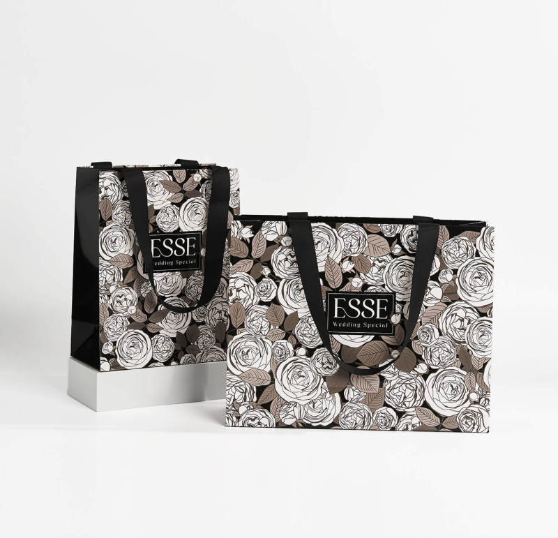 Custom Ribbon Handle Gift Bags