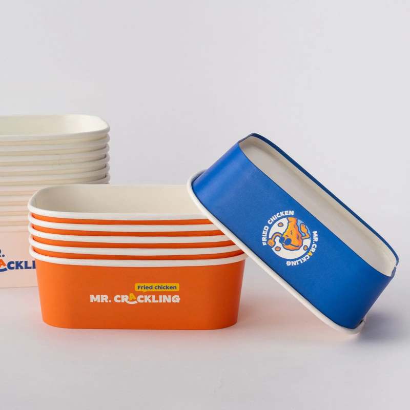 Custom White Take-Out Containers & Food Containers-SPU RacetopPrint
