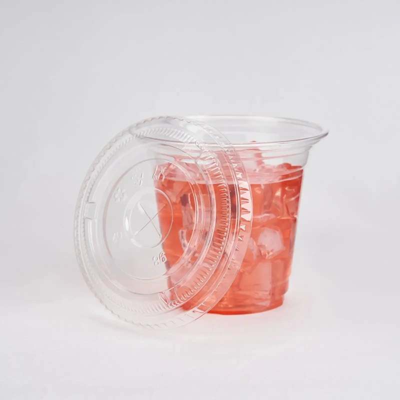 Flat Straw Lid For 12 and 16 oz. Recyclable Plastic Cups-shippingTest RACETOP